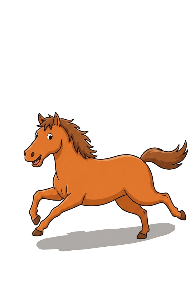 Pediatric fixation target - Horse