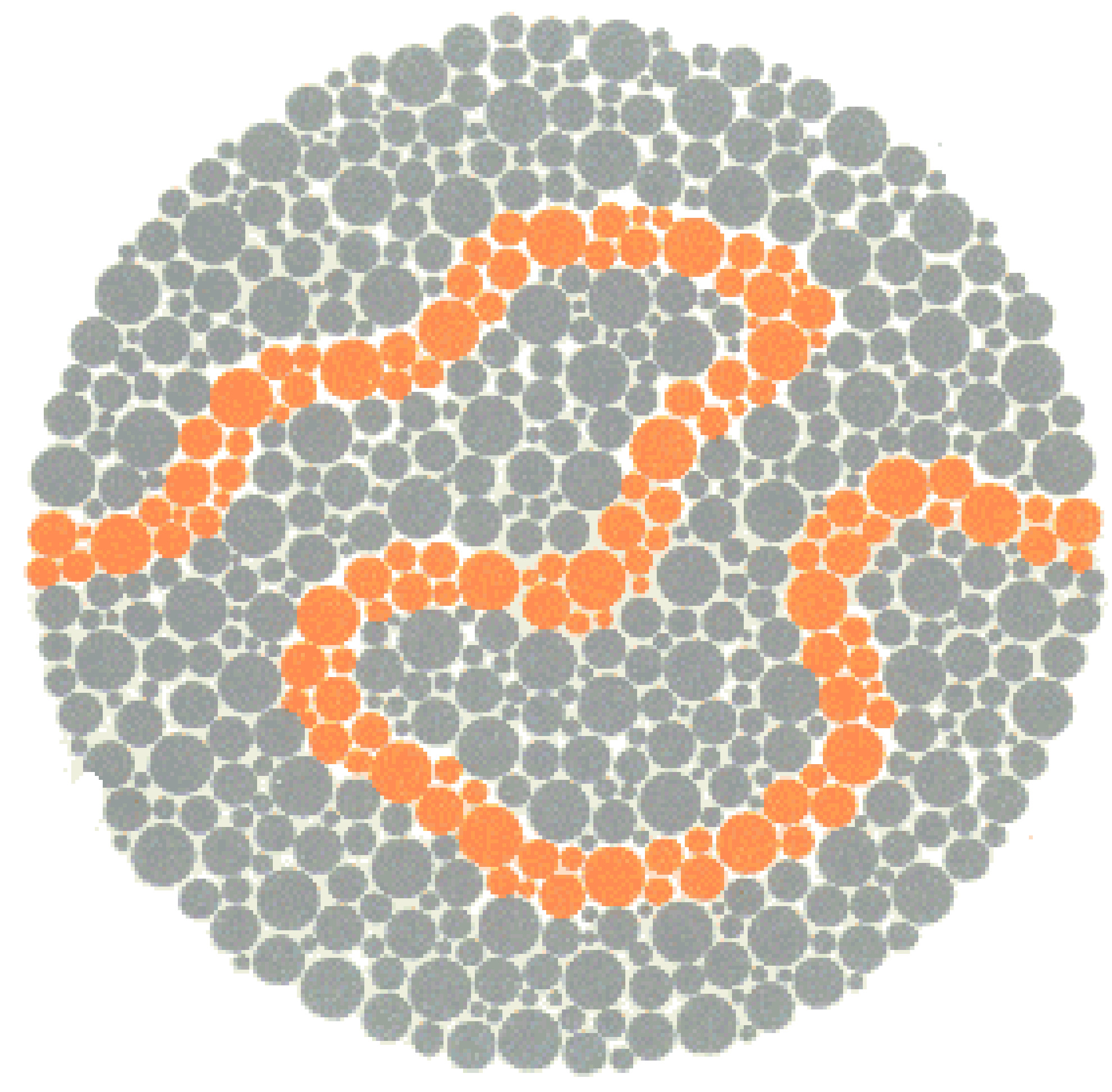 Ishihara Color Blindness Test Plate 24